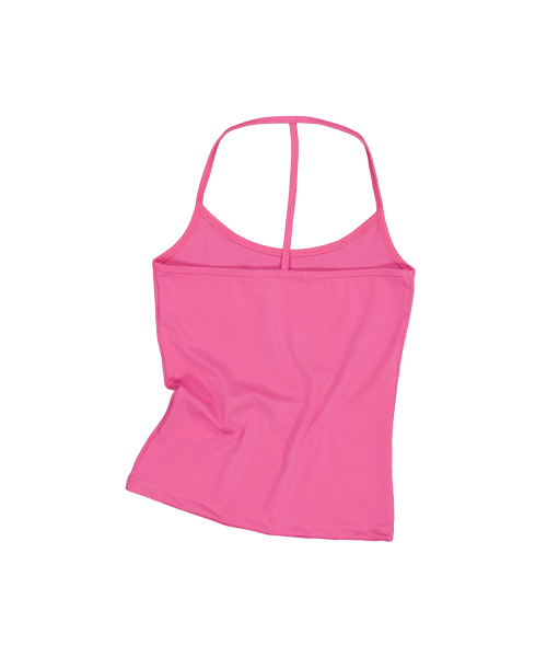 SETUP-EXE（セットアップイーエックスイー）の「SKULL LOGO LINE HALTERNECK / HOT PINK（Tシャツ/カットソー・レディース・その他・OS）」の2枚目の写真