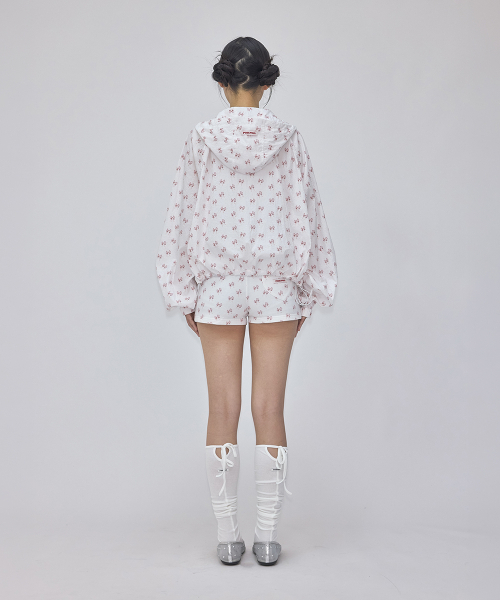 RONRON(ロンロン)の「DOUBLE RIBBON PATTERN WINDBREAKER WHITE(その他アウター・レディース・その他・FREE)」の5枚目の写真
