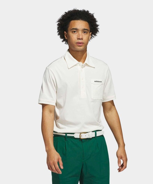 adidas（アディダス）の「オリジナルスゴルフ チェストポケット 半袖シャツ【adidas Golf/アディダスゴルフ】（ポロシャツ・メンズ・ホワイト・X-LARGE/XX-LARGE/LARGE/MEDIUM/SMALL）」の8枚目の写真