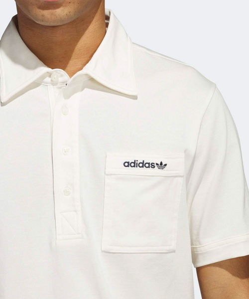 adidas（アディダス）の「オリジナルスゴルフ チェストポケット 半袖シャツ【adidas Golf/アディダスゴルフ】（ポロシャツ・メンズ・ホワイト・X-LARGE/XX-LARGE/LARGE/MEDIUM/SMALL）」の10枚目の写真