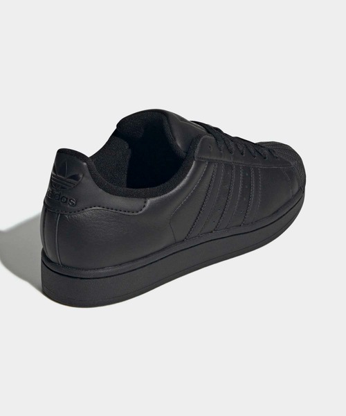 adidas（アディダス）の「スーパースターII / Superstar II / アディダスオリジナルス adidas Originals スニーカー（スニーカー・メンズ・ブラック×ブラック・27.5cm/25.5cm/26.0cm/26.5cm/27.0cm/25.0cm/30.0cm/29.0cm/29.5cm/22.0cm/22.5cm/23.0cm/23.5cm/24.5cm/24.0cm/28.0cm/28.5cm）」の5枚目の写真