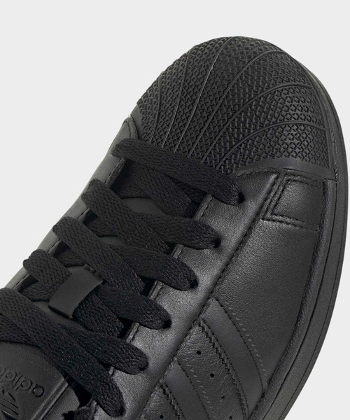adidas（アディダス）の「スーパースターII / Superstar II / アディダスオリジナルス adidas Originals スニーカー（スニーカー・メンズ・ブラック×ブラック・27.5cm/25.5cm/26.0cm/26.5cm/27.0cm/25.0cm/30.0cm/29.0cm/29.5cm/22.0cm/22.5cm/23.0cm/23.5cm/24.5cm/24.0cm/28.0cm/28.5cm）」の7枚目の写真