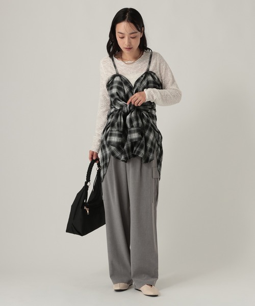 Elura(エルーラ)の「TRストレッチカーゴパンツ/1068020(カーゴパンツ・レディース・ベージュ/チャコールグレー/グレー・FREE(S)/LARGE/MEDIUM)」の5枚目の写真