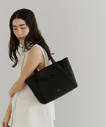 PELLE BORSA 黒 トートバッグ ポーチ付き PELLE BORSA｜ペレボルサのトートバッグ（ブラック/黒色系）通販