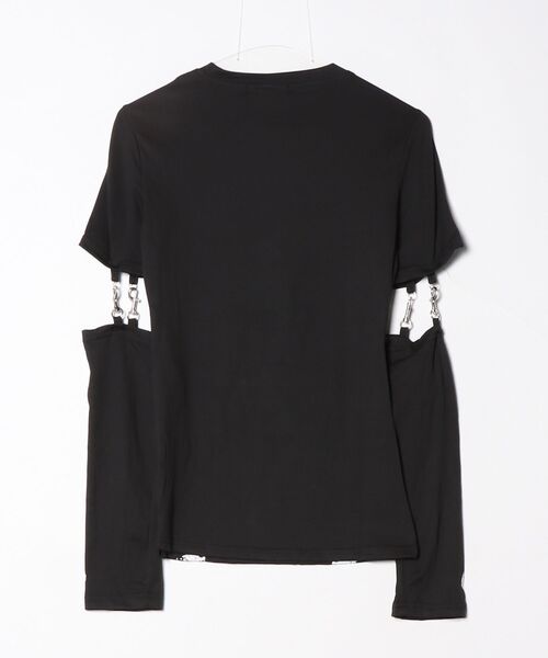 SILVER BULLET（シルバーバレット）の「『NOVESSEL/ノベセル』【3Way】骨デザイン セパレートトップス 【CN】（Tシャツ/カットソー・レディース・ブラック・M/S）」の2枚目の写真