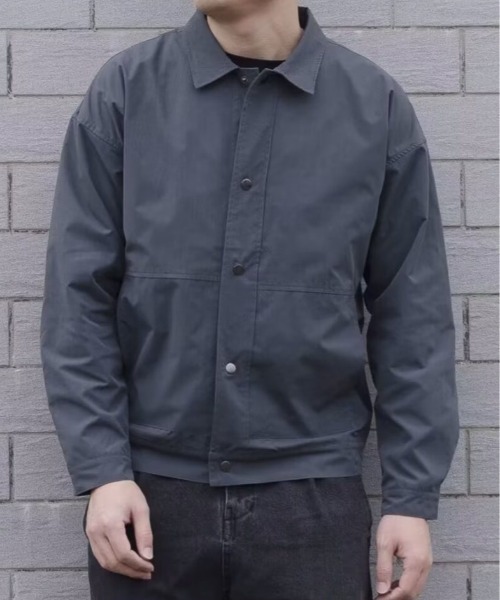 DOUBLE STEAL（ダブルスティール）の「DSベーシックワークジャケット（ブルゾン・メンズ・グレー/ブラック・X-LARGE/LARGE/MEDIUM）」の3枚目の写真