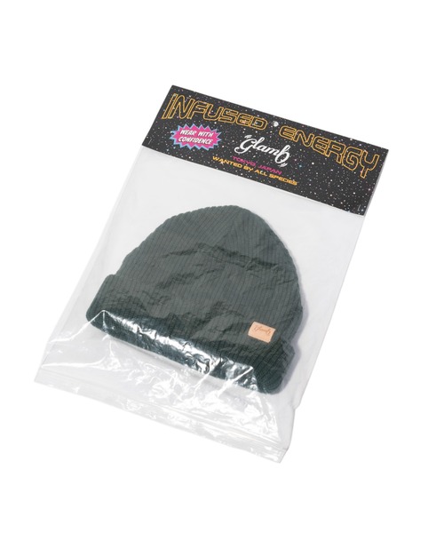 glamb(グラム)の「Cinematic Beanie / シネマティックビーニー(ニットキャップ/ビーニー・メンズ・グリーン/ブラック/パープル・FREE)」の2枚目の写真