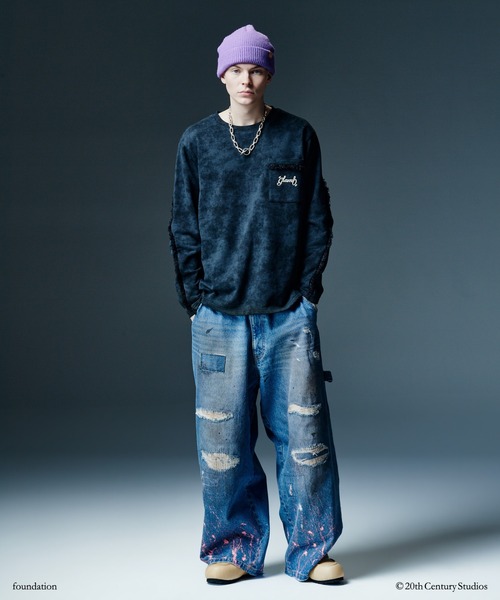 glamb(グラム)の「Cinematic Beanie / シネマティックビーニー(ニットキャップ/ビーニー・メンズ・グリーン/ブラック/パープル・FREE)」の9枚目の写真