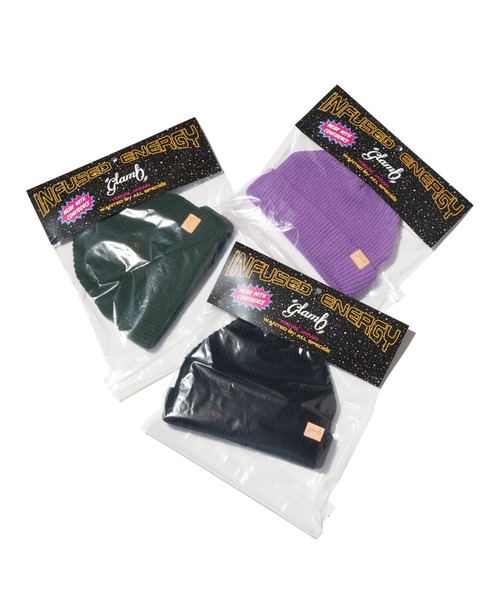 glamb(グラム)の「Cinematic Beanie / シネマティックビーニー(ニットキャップ/ビーニー・メンズ・グリーン/ブラック/パープル・FREE)」の4枚目の写真