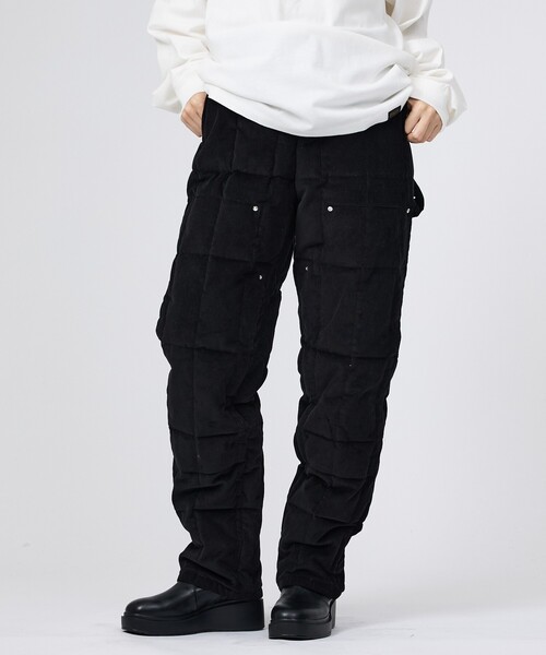 TAION(タイオン)の「【TAION / タイオン】セットアップ対応【UNISEX】ワーク コーデュロイ×ダウン ペインターパンツ / TAION-136PTWK-CT(その他パンツ・メンズ・ブラック/インディゴブルー/カーキ・M/L/XL)」の1枚目の写真