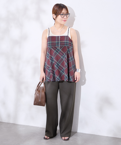 JOURNAL STANDARD(ジャーナルスタンダード)の「《追加》ライクストレッチワイドパンツ(その他パンツ・レディース・チャコールグレー/ブラック・44/38)」の22枚目の写真