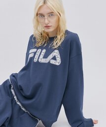 FILA | 【 FILA 別注 】レースドッキング裏毛クルースウェット(スウェット)