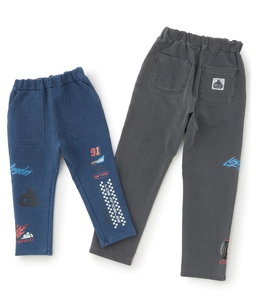XLARGE KIDS(エクストララージキッズ)の「モータースポーツロゴ カットデニムパンツ(デニムパンツ・キッズ・ブラック/ブルー・80cm/90cm/110cm/120cm/130cm/140cm/100cm)」の10枚目の写真