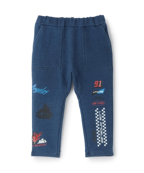 XLARGE KIDS(エクストララージキッズ)の「モータースポーツロゴ カットデニムパンツ(デニムパンツ・キッズ・ブラック/ブルー・80cm/90cm/110cm/120cm/130cm/140cm/100cm)」の12枚目の写真