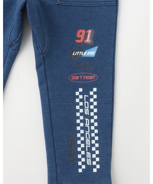 XLARGE KIDS(エクストララージキッズ)の「モータースポーツロゴ カットデニムパンツ(デニムパンツ・キッズ・ブラック/ブルー・80cm/90cm/110cm/120cm/130cm/140cm/100cm)」の21枚目の写真