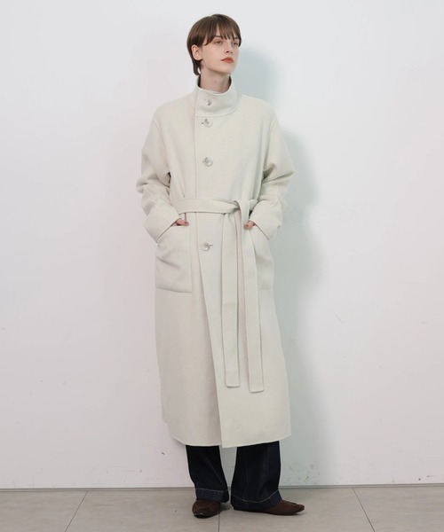 CADUNE(カデュネ)の「スタンドバイカラーコート(ダウンジャケット/コート・レディース・グレー・38/36)」の20枚目の写真