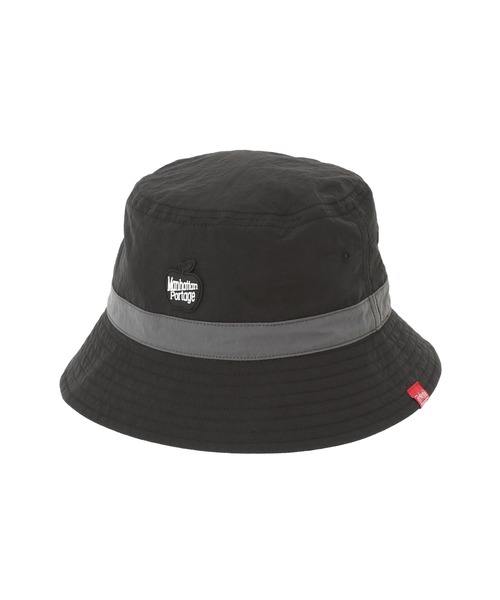 Manhattan Portage(マンハッタンポーテージ)の「APPLE SILLICON WAPPEN HAT(ハット・メンズ・ブラック/アイボリー・FREE)」の2枚目の写真