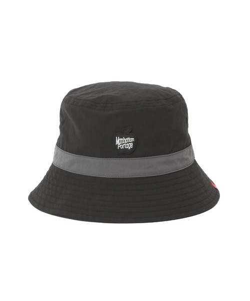 Manhattan Portage(マンハッタンポーテージ)の「APPLE SILLICON WAPPEN HAT(ハット・メンズ・ブラック/アイボリー・FREE)」の3枚目の写真