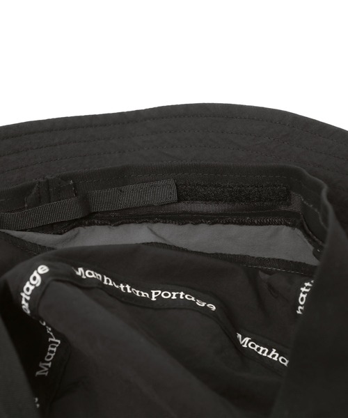 Manhattan Portage(マンハッタンポーテージ)の「APPLE SILLICON WAPPEN HAT(ハット・メンズ・ブラック/アイボリー・FREE)」の7枚目の写真