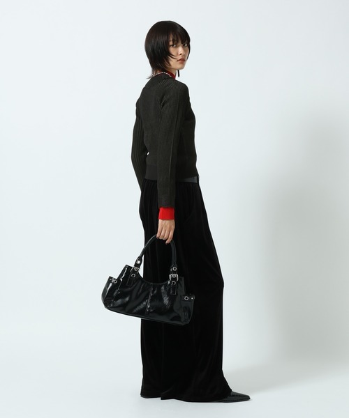 PAGEBOY(ページボーイ)の「ハイショクリブレースドッキングカーディガン(カーディガン/ボレロ・レディース・ブラック/ターコイズブルー・FREE)」の22枚目の写真