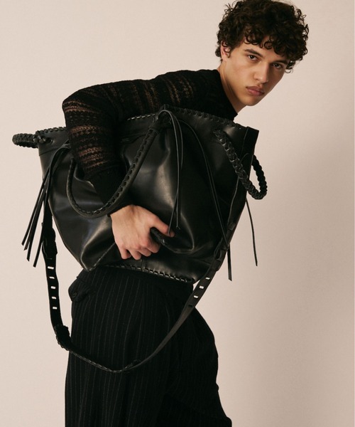beautiful people(ビューティフルピープル)の「over engineering multiple tote bag(ショルダーバッグ・レディース・ブラック・FREE)」の2枚目の写真