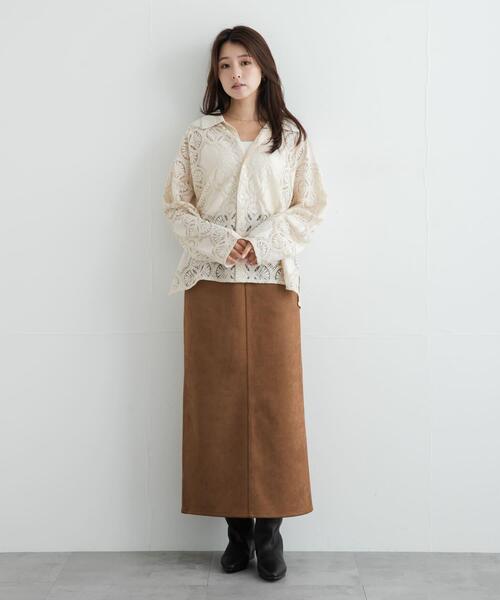 URBAN RESEARCH Sonny Label(アーバンリサーチサニーレーベル)の「レースシャツ(シャツ/ブラウス・レディース・ブラック・FREE)」の2枚目の写真