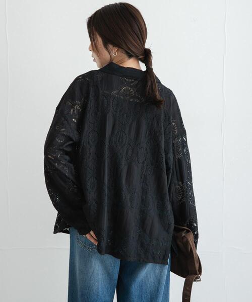 URBAN RESEARCH Sonny Label(アーバンリサーチサニーレーベル)の「レースシャツ(シャツ/ブラウス・レディース・ブラック・FREE)」の13枚目の写真