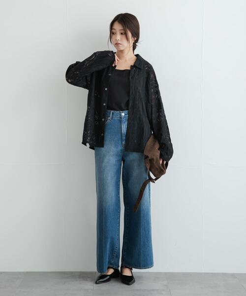URBAN RESEARCH Sonny Label(アーバンリサーチサニーレーベル)の「レースシャツ(シャツ/ブラウス・レディース・ブラック・FREE)」の15枚目の写真