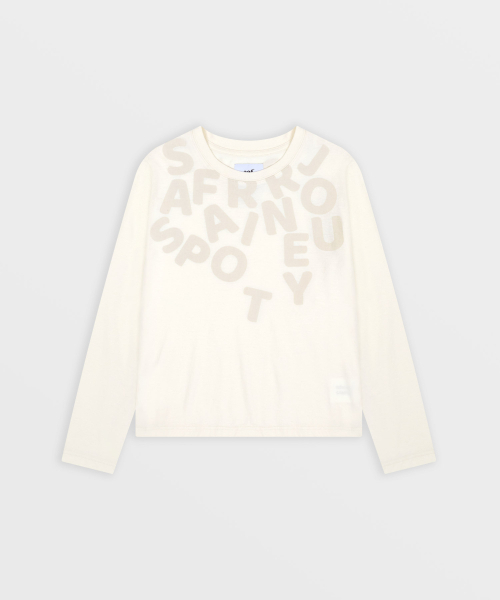 SAFARISPOT(サファリスポット)の「1/2 ジャーニー ロングスリーブ (クリーム)(Tシャツ/カットソー・レディース・その他・1)」の1枚目の写真