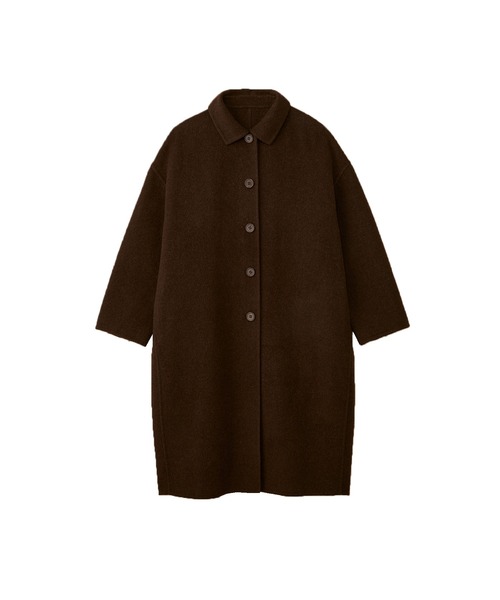for/c p.m（フォーシーピーエム）の「[for/c p.m]リバーステンカラーコクーンロングコート（ステンカラーコート・レディース・ブラウン/ブラック/ネイビー/キャメル・ロング丈/レギュラー丈）」の17枚目の写真