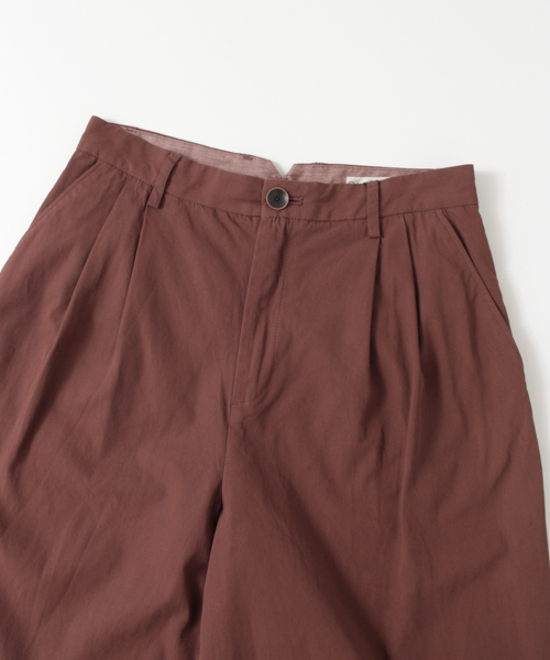 URBAN RESEARCH(アーバンリサーチ)の「UR 強撚コットンワイドパンツ(その他パンツ・レディース・ブラウン/ライトベージュ・38/36)」の13枚目の写真