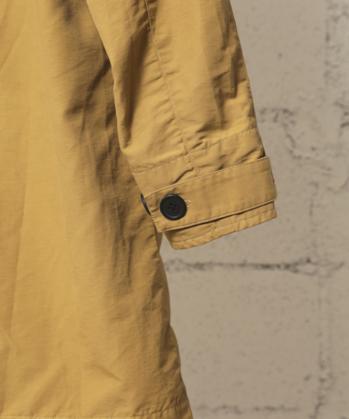 Denime(ドゥニーム)の「64クロスステンカラーコート(ステンカラーコート・メンズ・ベージュ/ネイビー/カーキ・MEDIUM/LARGE/X-LARGE)」の10枚目の写真