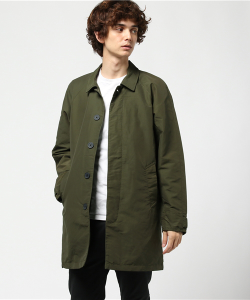Denime(ドゥニーム)の「64クロスステンカラーコート(ステンカラーコート・メンズ・ベージュ/ネイビー/カーキ・MEDIUM/LARGE/X-LARGE)」の3枚目の写真