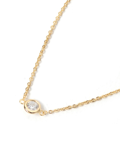 colleca la（コレカラ）の「ストーン付チェーンアンクレット（アンクレット・レディース・ゴールド/シルバー・ﾌﾘ-）」の4枚目の写真