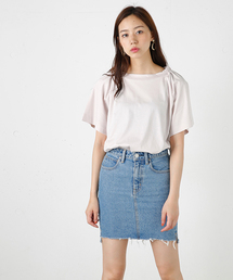 MOUSSY | CUT DESIGN SK(デニムスカート)