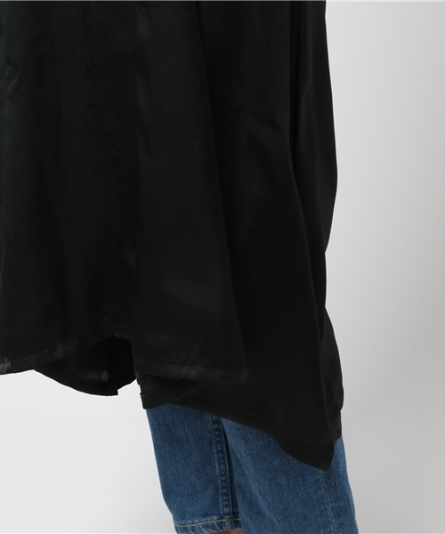 merlot plus(メルロープリュス)の「サテンロングキャミワンピ 4978(ワンピース・レディース・ネイビー/ゴールド/シルバー/ピンク/ブラック・FREE)」の11枚目の写真