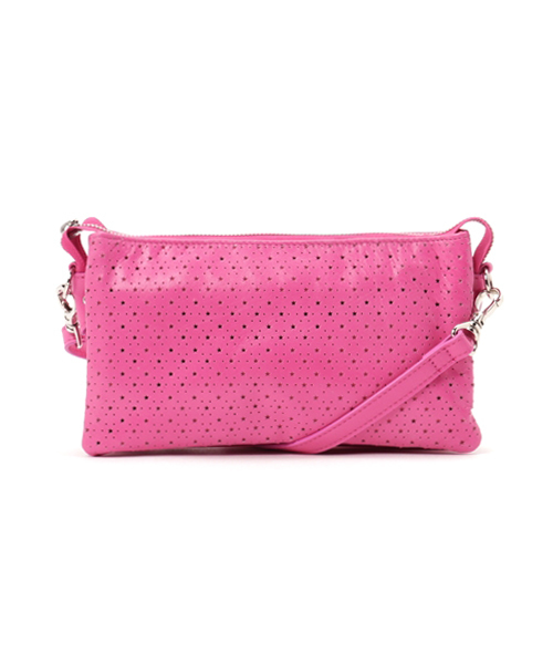 PAPILLONNER(パピヨネ)の「パンチングお財布ショルダー(ショルダーバッグ・レディース・ネイビー/ブラック/ピンク・FREE)」の17枚目の写真