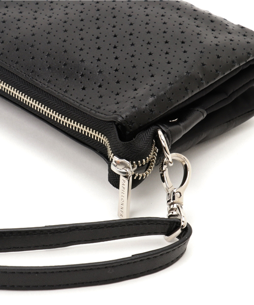 PAPILLONNER(パピヨネ)の「パンチングお財布ショルダー(ショルダーバッグ・レディース・ネイビー/ブラック/ピンク・FREE)」の9枚目の写真