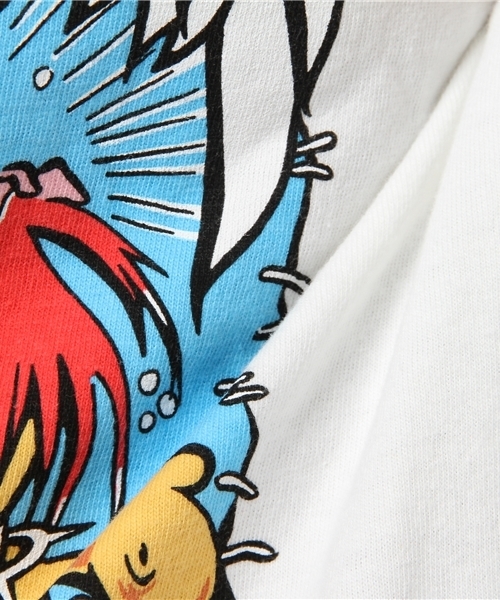HYSTERIC GLAMOUR(ヒステリックグラマー)の「ROYAL TRUX/JABBER JAW 3711 プリント Tシャツ(Tシャツ/カットソー・レディース・ホワイト/レッド/ブラック・FREE)」の12枚目の写真