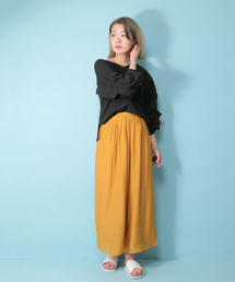 notch. | タックロングワイドパンツ (その他パンツ)