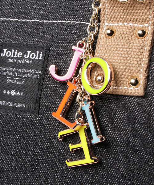 Jolie Joli（ジョリージョリ）の「[Jolie Joli] デニムトートバッグ JJ-2017003（ハンドバッグ・レディース・ブラック系その他2/ブルー系その他2/ブラック系その他/ブラック系その他3/ブルー系その他・FREE）」の8枚目の写真