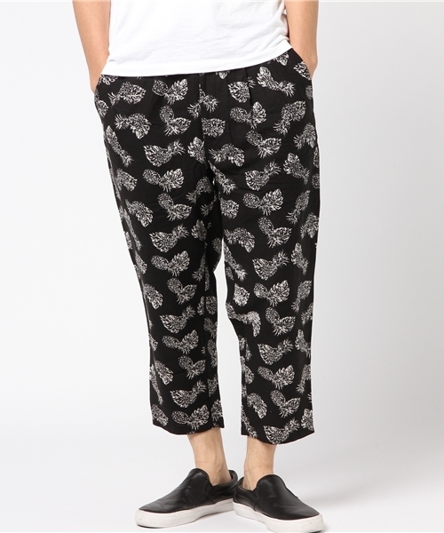 WEGO（ウィゴー）の「WEGO/リラックスリネンパターンパンツ（スラックス・メンズ・ホワイト/ブラック/グリーン/ワイン・MEDIUM/SMALL/LARGE）」の14枚目の写真