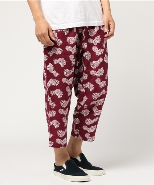 WEGO（ウィゴー）の「WEGO/リラックスリネンパターンパンツ（スラックス・メンズ・ホワイト/ブラック/グリーン/ワイン・MEDIUM/SMALL/LARGE）」の16枚目の写真