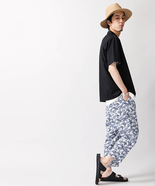 WEGO（ウィゴー）の「WEGO/リラックスリネンパターンパンツ（スラックス・メンズ・ホワイト/ブラック/グリーン/ワイン・MEDIUM/SMALL/LARGE）」の17枚目の写真