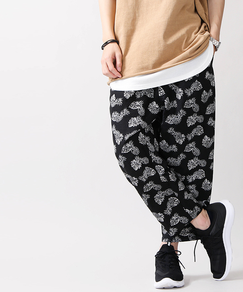 WEGO（ウィゴー）の「WEGO/リラックスリネンパターンパンツ（スラックス・メンズ・ホワイト/ブラック/グリーン/ワイン・MEDIUM/SMALL/LARGE）」の21枚目の写真