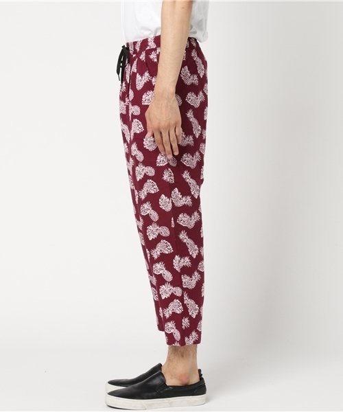 WEGO（ウィゴー）の「WEGO/リラックスリネンパターンパンツ（スラックス・メンズ・ホワイト/ブラック/グリーン/ワイン・MEDIUM/SMALL/LARGE）」の8枚目の写真