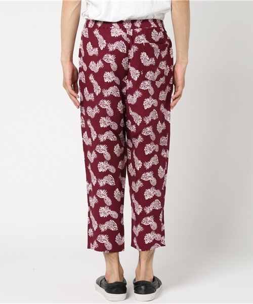 WEGO（ウィゴー）の「WEGO/リラックスリネンパターンパンツ（スラックス・メンズ・ホワイト/ブラック/グリーン/ワイン・MEDIUM/SMALL/LARGE）」の9枚目の写真