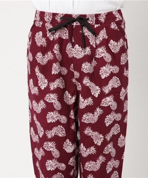 WEGO（ウィゴー）の「WEGO/リラックスリネンパターンパンツ（スラックス・メンズ・ホワイト/ブラック/グリーン/ワイン・MEDIUM/SMALL/LARGE）」の10枚目の写真