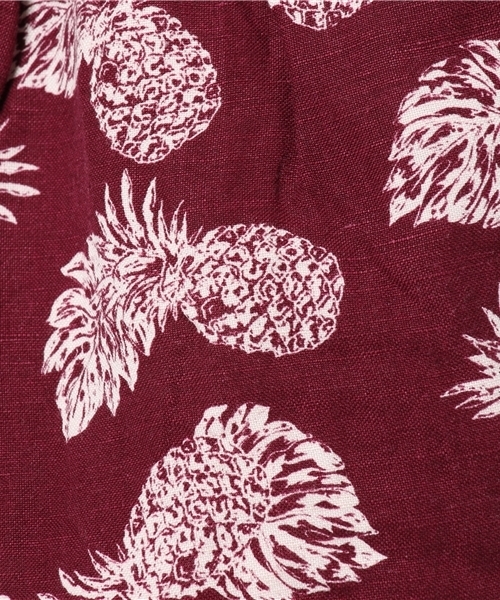 WEGO（ウィゴー）の「WEGO/リラックスリネンパターンパンツ（スラックス・メンズ・ホワイト/ブラック/グリーン/ワイン・MEDIUM/SMALL/LARGE）」の6枚目の写真