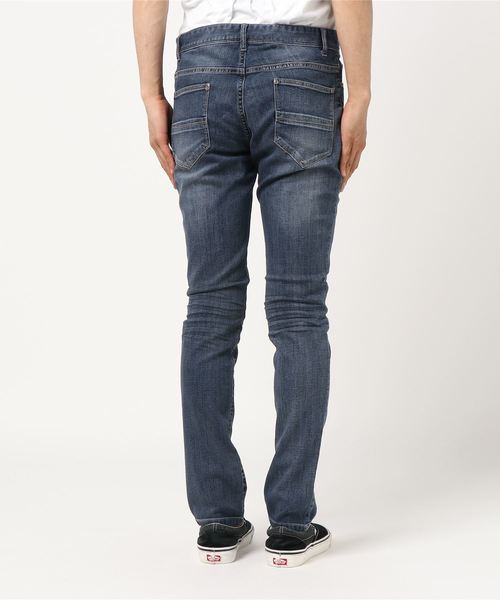 A.S.M（エーエスエム）の「【人気商品】スリムストレッチデニム（デニムパンツ・メンズ・ブルー系その他/ライトインディゴブルー/ダークインディゴブルー・48/50/52/46）」の10枚目の写真